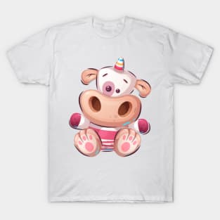 Cute Unicorn Cartoon T-Shirt